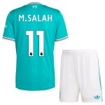 Nogometni Dresovi Liverpool M.Salah 11 Dječji Treći 2025-26 Kratkih Rukava